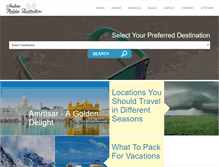 Tablet Screenshot of indianholidaydestinations.com